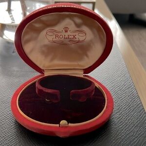 ROLEX Vintage Ladies Clamshell Watch Box Case